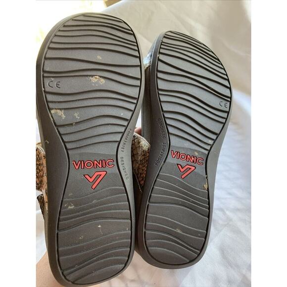 Vionic Pacific Bolina Women’s Size 6 Snake Print Sandals - Picture 7 of 7